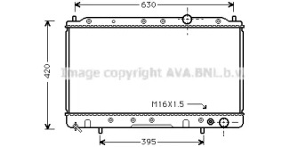 AVA QUALITY COOLING mta2082 -  Радиатор, охлаждение двигателя